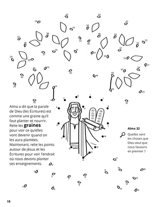 The Word Compared to a Seed coloring page