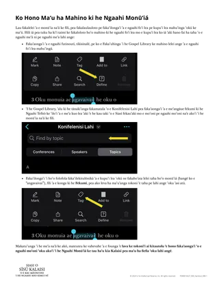 laʻipepa tufa ko e Mahino ʻo e Ngaahi Monūʻiá