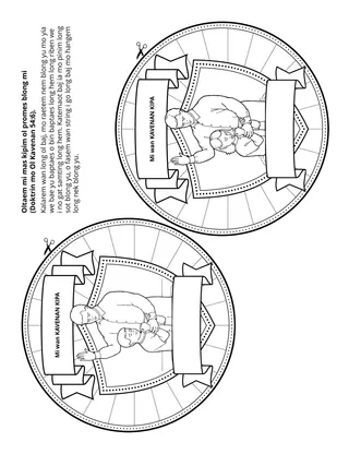 aktiviti pej: wan kavenan i wan promes bitwin mi mo God