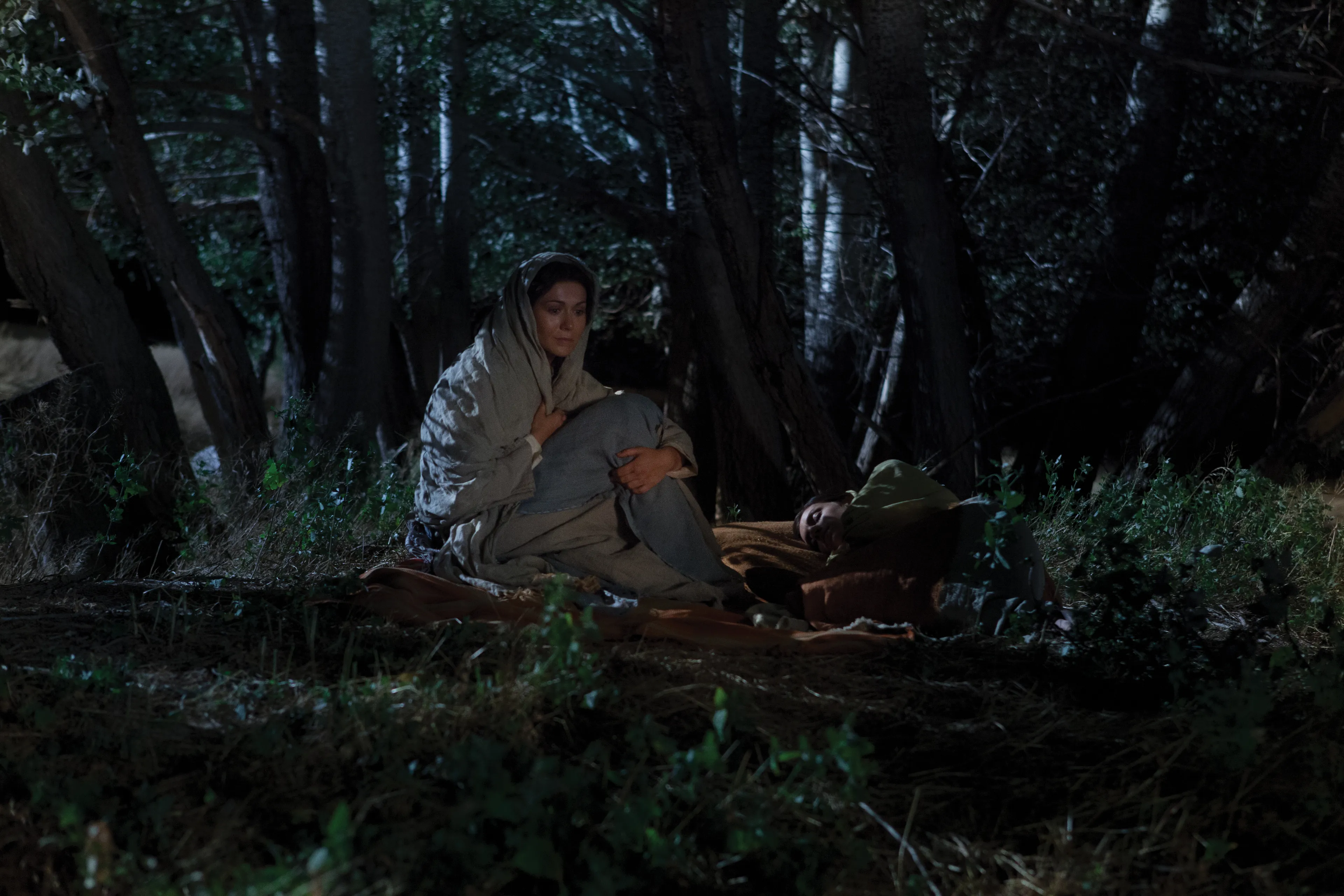 Mary sits and thinks about becoming the mother of the Savior.