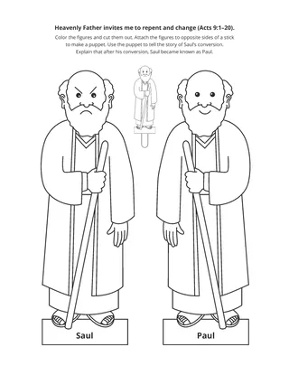 activity page: Heavenly Father invites me to change