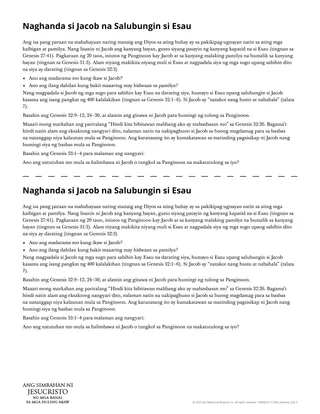 Naghanda si Jacob na makipagkita kay Esau