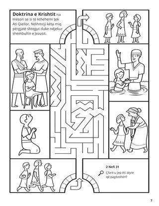 The Doctrine of Christ coloring page