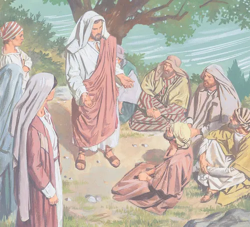 Jesus teaching disciples