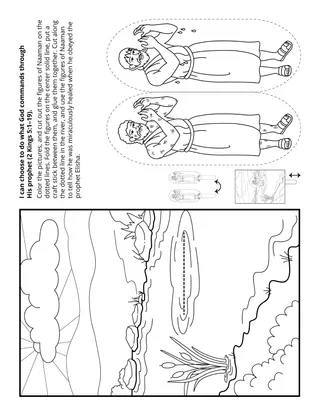 activity page: I can choose to do what God commands through His prophet