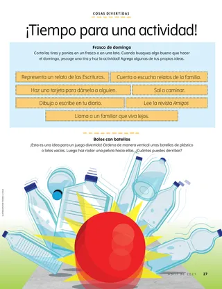 bowling with plastic bottles