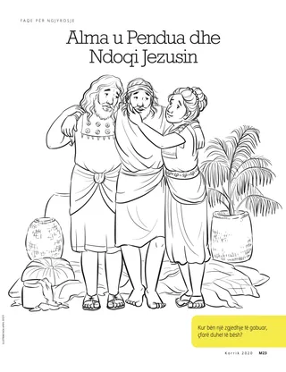 Alma Repented and Followed Jesus