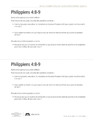 document à distribuer