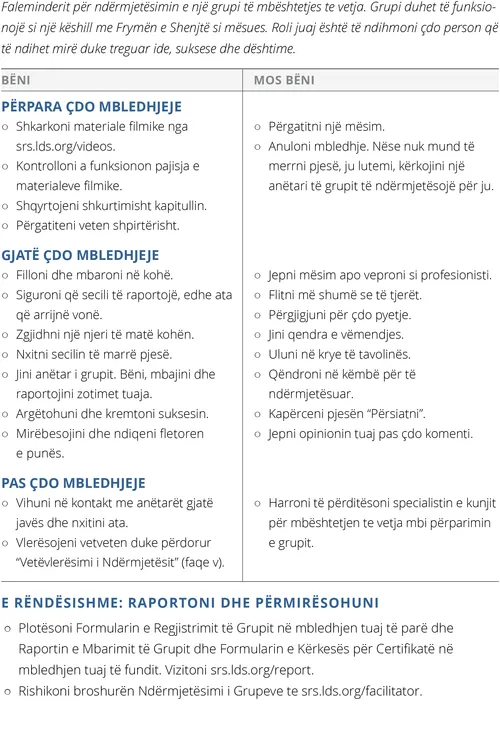 Lista ndihmuese e ndërmjetësit