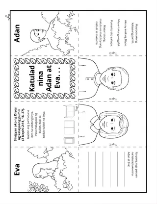 pahina ng aktibidad: tulad nina Adan at Eva, ako ay may kalayaang pumili