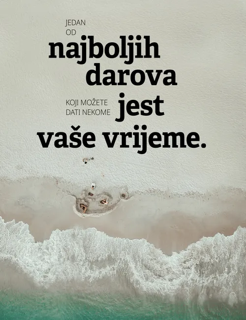 plakat »Jedan od najboljih darova«