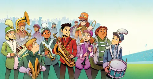 marching band members