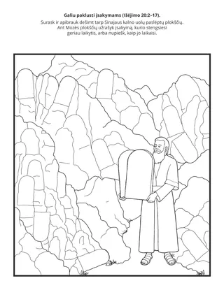 užsiėmimų puslapis. Galiu paklusti įsakymams