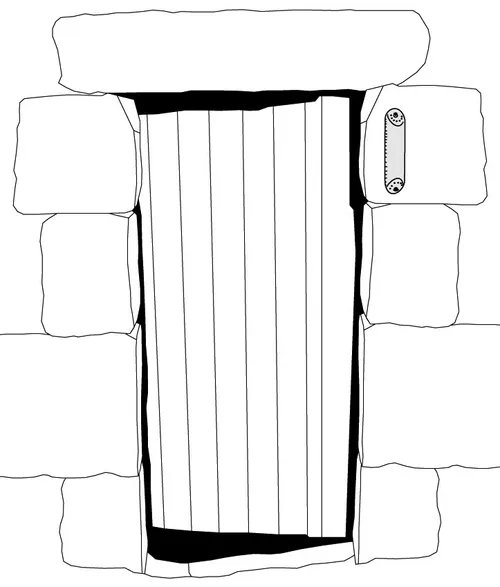 doorway with mezuzah