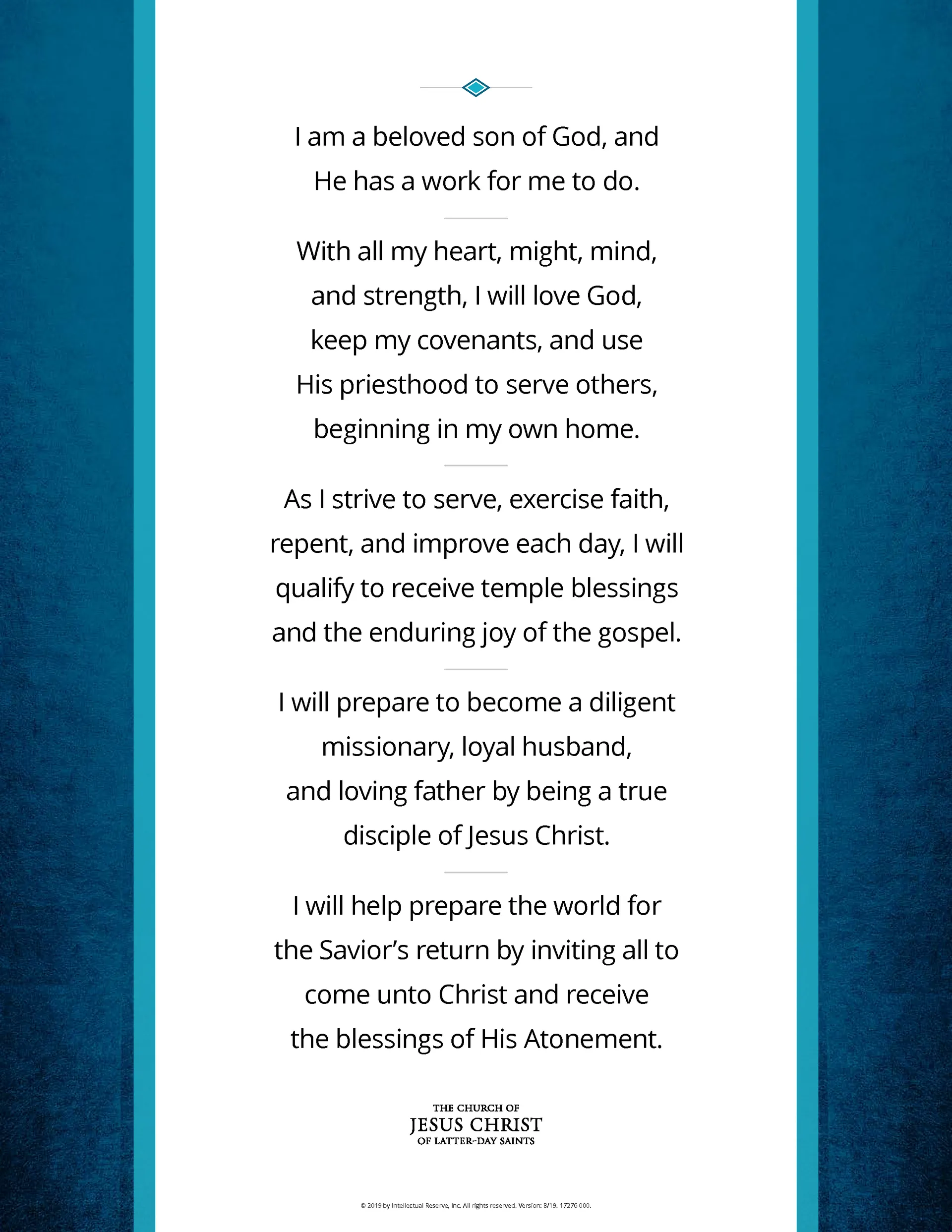 Aaronic Priesthood Quorum Theme