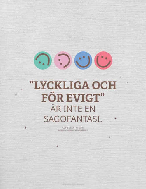 affisch med citat av Gong