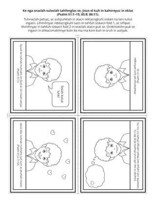 Sra Puk in mukuikui luhn U luhn tuhlihk srihsrihk: Ke nga sulaclah tahfonglac uh, Jisus el kuh in kahsrweyuc in eklac