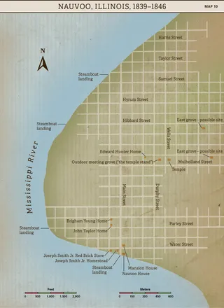 Map 10: Nauvoo, Illinois, 1839–1846