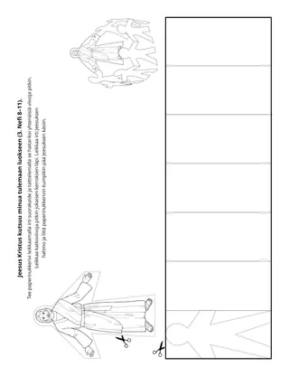 Tehtäväsivu: Jeesus kutsuu minua tulemaan luokseen