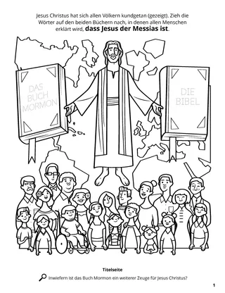 The Book of Mormon: Another Testament of Jesus Christ coloring page