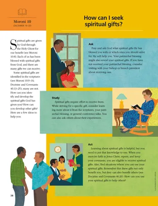 How can I seek spiritual gifts?