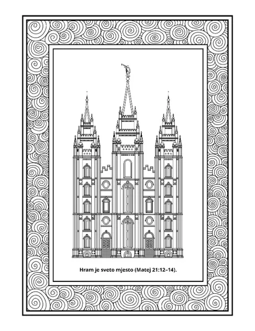 stranica aktivnosti: hram je svet