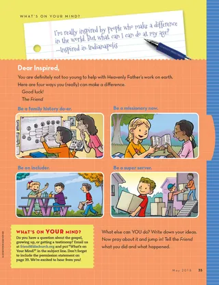 pictures of kids helping