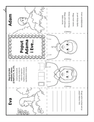 stranica aktivnosti: poput Adama i Eve, imam mogućnost opredjeljivanja