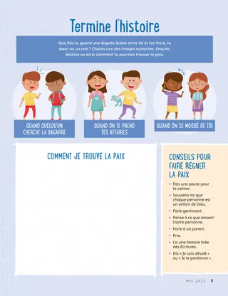 Page from the May/June 2022 Friend Magazine.