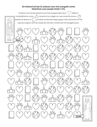 doe-pagina: de Heiland wil dat ik het evangelie uitdraag