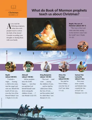 what do Book of Mormon prophets teach us about Christmas