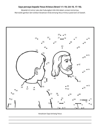 halaman kegiatan: saya memiliki kesaksian tentang Yesus