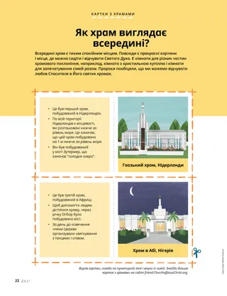 Сторінка у PDF-форматі з ілюстраціями храму