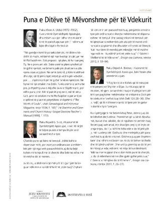 handout, Latter-day Work for the Dead