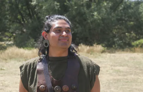 young man in costume for Book of Mormon video