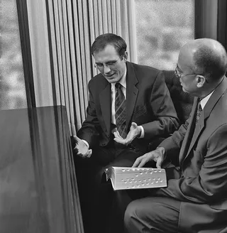 Man confessing to bishop