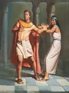 Joseph resisting Potiphar’s wife