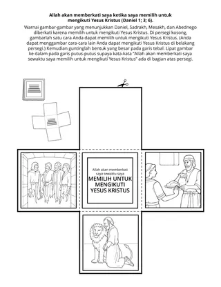Halaman kegiatan Pratama: Allah akan memberkati saya sewaktu saya memilih untuk mengikuti Yesus Kristus