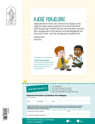 brev til forældre