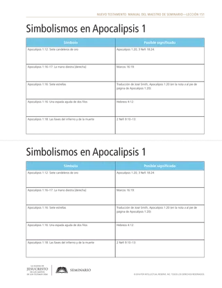 handout, Revelation 1