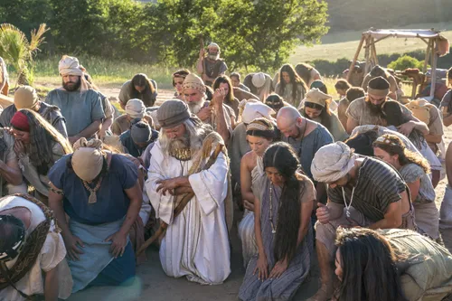 Jacob listens as Sherem confesses that he denied Christ.