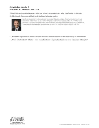 Las llaves del sacerdocio restauradas en el Templo de Kirtland