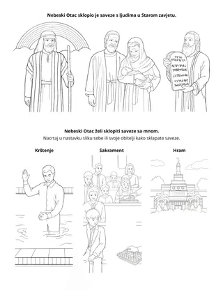 Stranica aktivnosti za Malu školu: Nebeski Otac želi sa mnom sklopiti saveze