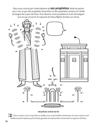 Ninth Article of Faith coloring page