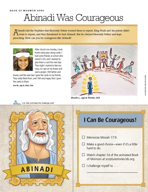 Abinadi was courageous