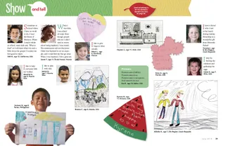 collection of quotes and drawings from kids