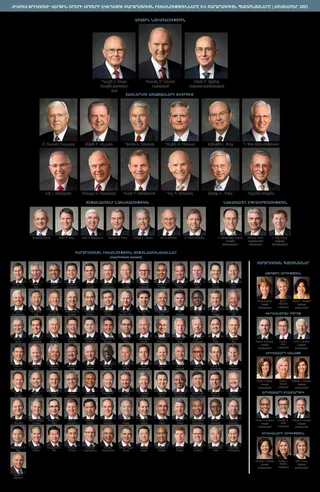 General Authority and General Officer chart