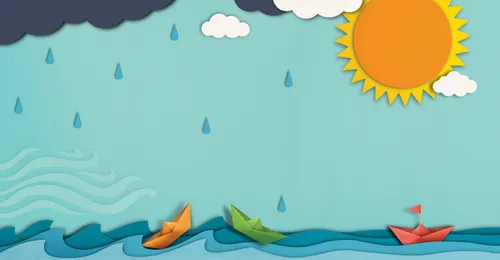 ships in storm and peace