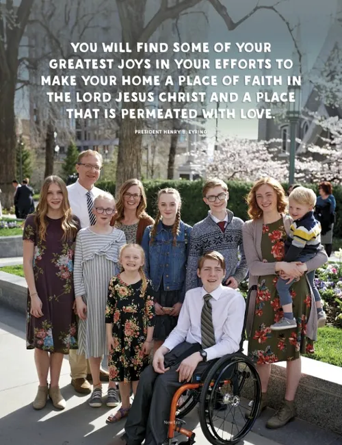 a family at general conference