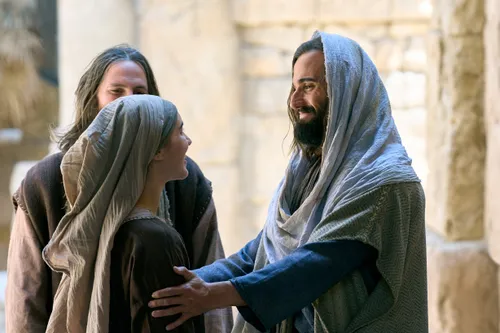 Jesus Christ with woman